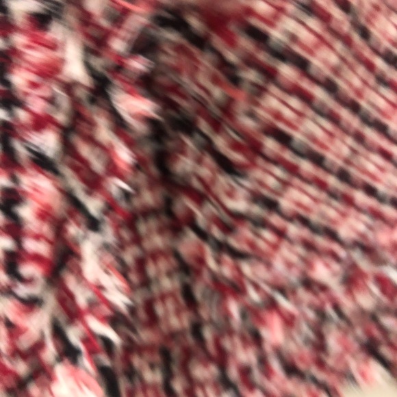 Sharp Dressy Cute Fun! Red, Black & white Jacket ♥️ like new! Medium - Picture 11 of 12